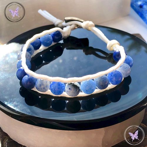 Blue Aventurine 8mm Wrap Bracelet